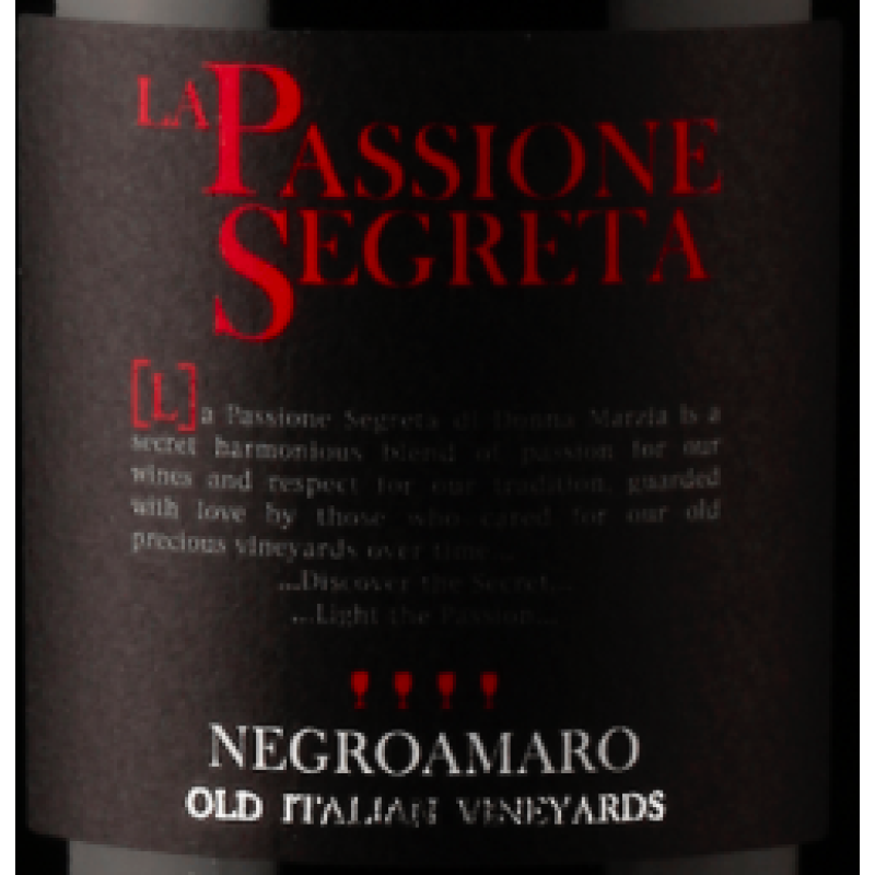 Conti Zecca La Passione Segreta Negroamaro